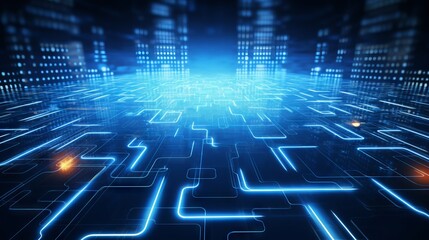 Emerging future technology concept - abstract digital background for innovative business solutions

