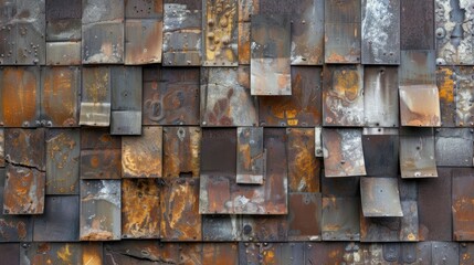 Weathered iron oxidizes