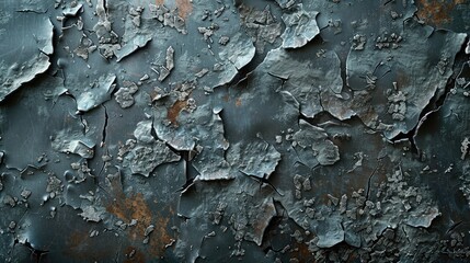 Damaged metal surface texture