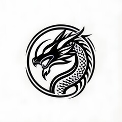 chinese dragon tattoo, black dragon with background, black dragon tattoo, tattoo design, dragon symbol, dragon icon, dragon logo black and white