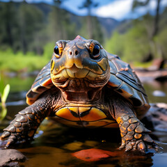 Naklejka premium the beautiful Sonora mud turtle