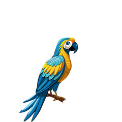 Fototapeta premium parrots with beautiful feathers