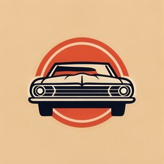 retro car illustration, retro car background, retro car design, illustration of a car, logo car, icon car, symbol card