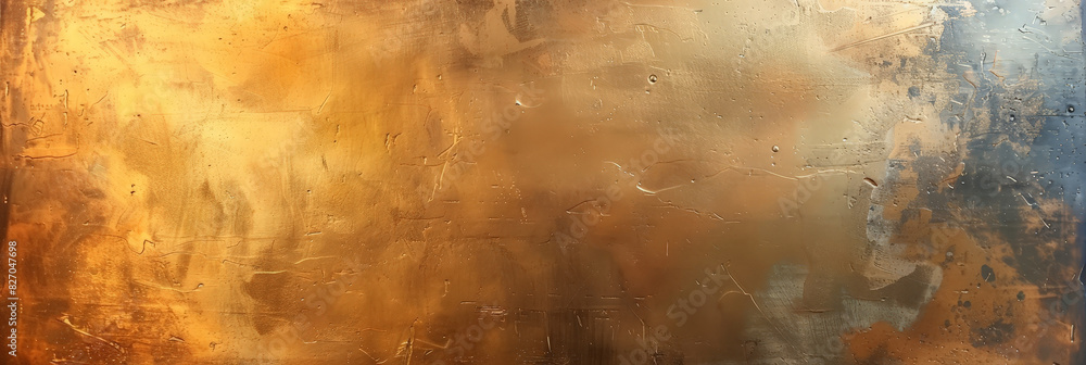 Poster abstract textured bronze and gold background with a rich and luxurious metallic finish, blending rus