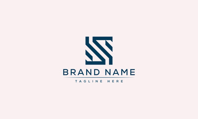 Logo design letter S . Elegant modern. Vector template.