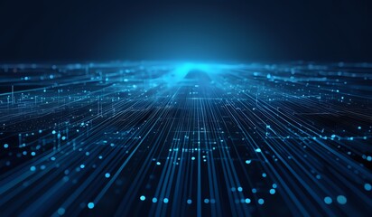 Digital backdround ideal for technological operations, neural networks, AI, data transmission and encryption, digital archives, audio and visual representations, scientific research