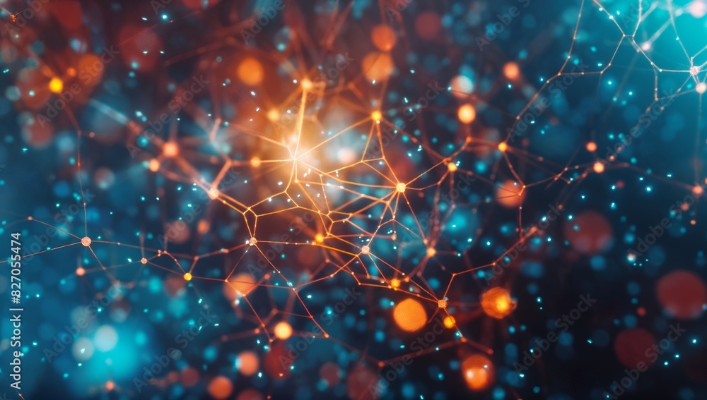 Poster illuminated neurons: the neural network of ai innovation
