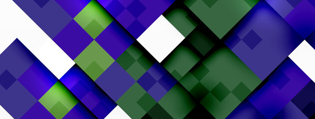 Dynamic colorful squares background. Vector Illustration For Wallpaper, Banner, Background, Card, Book Illustration, landing page