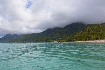 Temae Beach offers some of the most beautiful waters on the island of Mo'orea