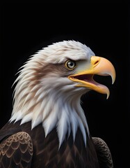 Fototapeta premium bald eagle portrait