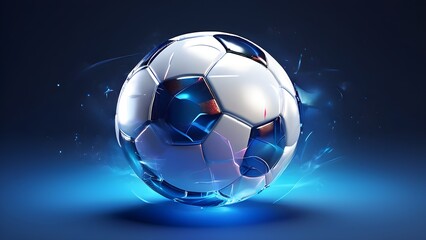 Naklejka premium soccer ball