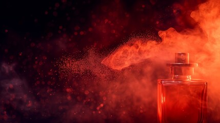 sprayed perfume bottles 