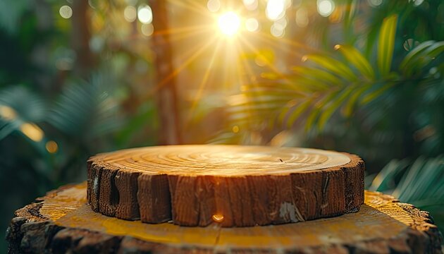 wooden podium UHD Wallpapar