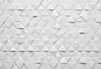 Fototapeta premium White background texture triangle lines