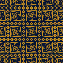 batik block seamless repeating design pattern for textile and fabric. Perfect graphical seamless pattern. Geometrical texture made in vector. Luxury and elegant vector Javanese ethnic batik pattern. 
