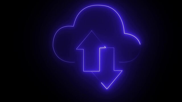 Upload icon symbol vector image for element design graphic