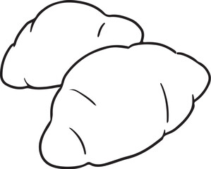 ロールパン線画