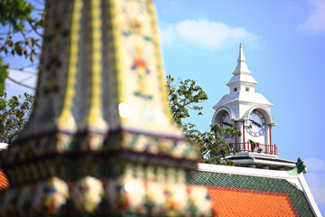 Royal Clock Tower replica Bangkok by King Mongkut Built a clock tower in Bangkok, Thailand 