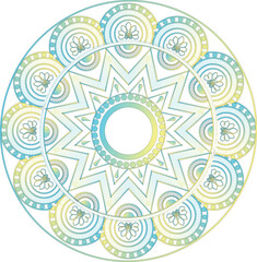 This is simple and vector mandala background and it is editable.