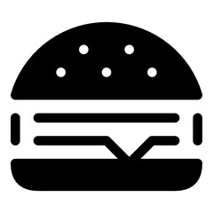burger icon, food icon, fast food icon button