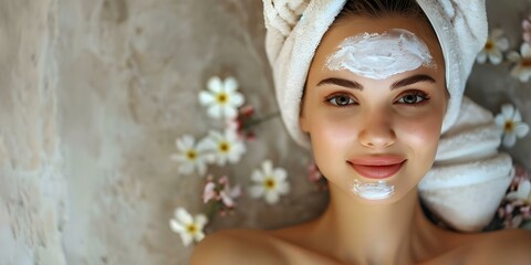 Natural spa treatment for radiant skin rejuvenation. Concept Spa Facial, Natural Skincare, Radiant Glow, Skin Rejuvenation, Holistic Wellness