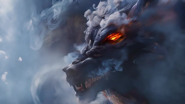 Fierce and fierce the smoke creatures take on a life of their own with snarling dragons and ferocious wolves appearing before your very eyes.