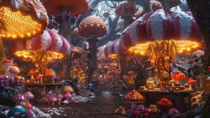 A mystical marketplace