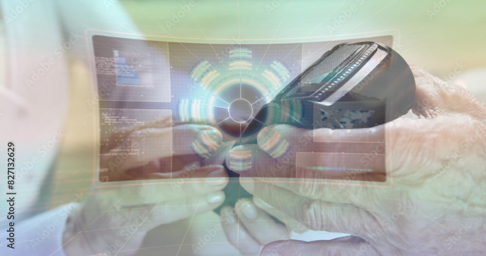 Poster image of data processing over contactless payment on terminal