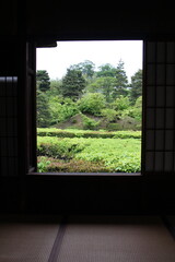 Inside of Geppa-ro in Katsura Imperial Villa, Kyoto, Japan