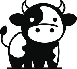 cute cow logo