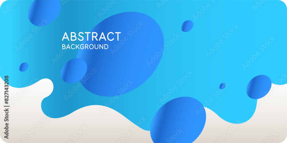 Poster modern backgrounds with abstract elements and dynamic shapes. compositions of colored spots. vector 