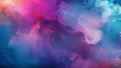 Whimsical shapes and patterns emerge from a cloud of fluorescent smoke in this enigmatic and playful animation.