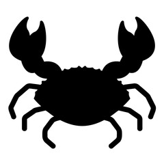 crab glyph icon