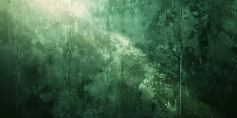 Obraz premium A VHS vhs screen grab of green background with yellow, red and blue. retro film texture background with scratch, grain, dust and a light leak Real Lens Flare,copy space