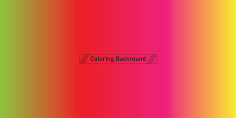 abstract red green pink yellow gradient colorful vector background
