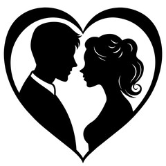  Intricate Romantic Couple silhouette