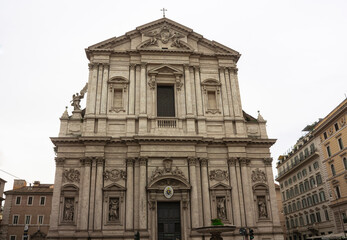 A grand baroque church