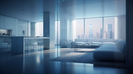 Serene Sanctuary in a Futuristic Metropolis