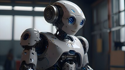 Fototapeta premium Advanced robots of the future 