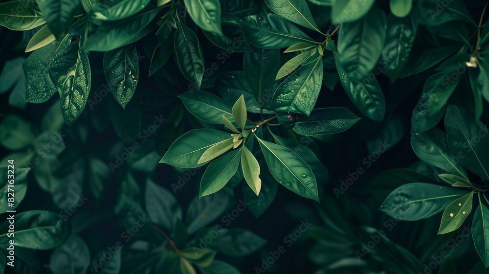 Poster aesthetic and beautiful minimalism background featuring nature-based elements, showcasing a serene a