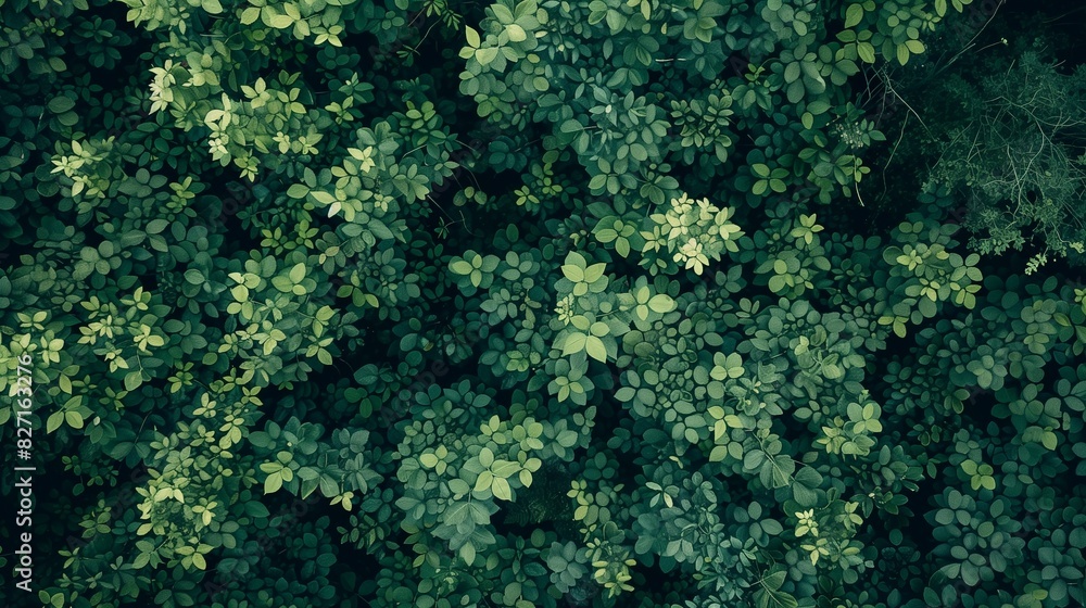 Poster aesthetic and beautiful minimalism background featuring nature-based elements, showcasing a serene a