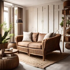 Fototapeta premium living room interior