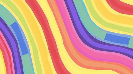 abstract rainbow colorful background with stripes