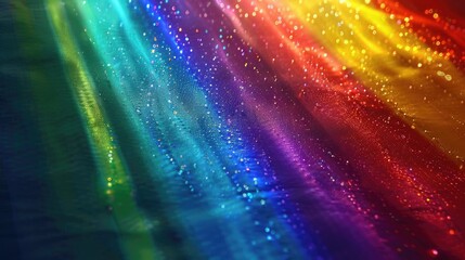 Colors of light in the rainbow spectrum