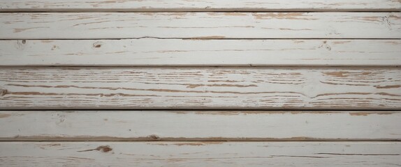 Obraz premium white wood texture background, top view wooden plank panel