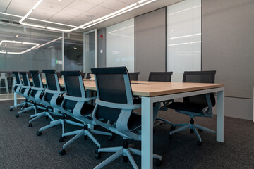 Business meeting room or Board room interiors.	
