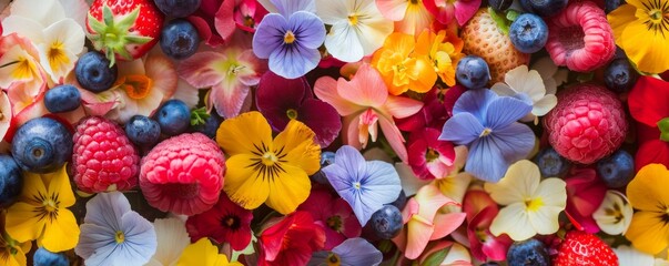 Edible Flowers  Using flowers in cooking that grow alongside fruits and vegetables