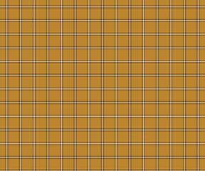 Plaid pattern, yellow, black, white, seamless background for textile designs, clothing, skirts, distinctive pants or decorative fabric. Vector illustration.