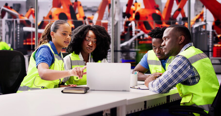 Team Of Engineers Talking