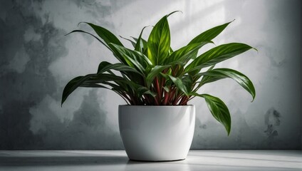 Modern Minimalistic Houseplant in Sunlit Room